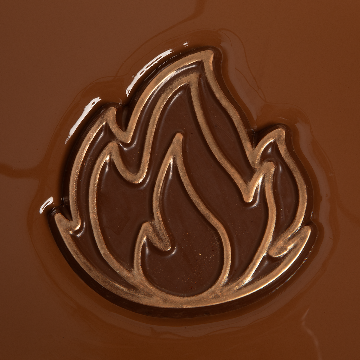 Llama de chocolate y arroz inflado