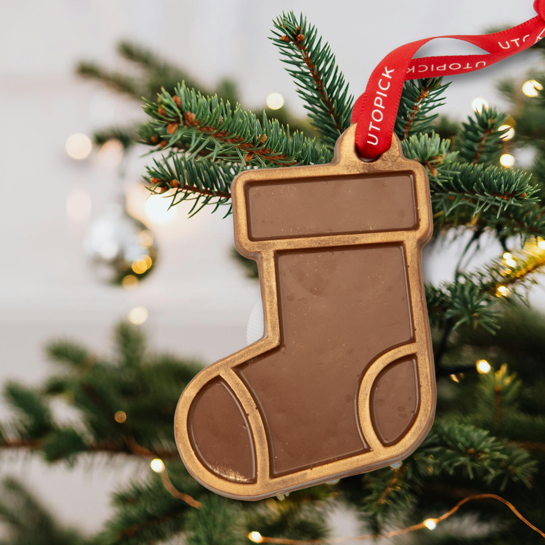 Adorno Bota chocolate con leche