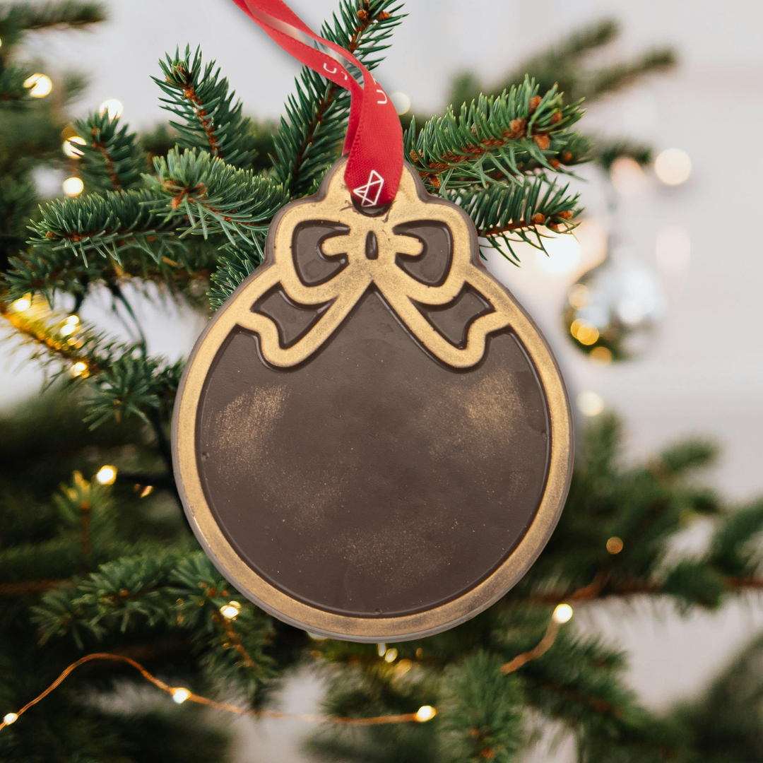 Adorno Bola de chocolate negro