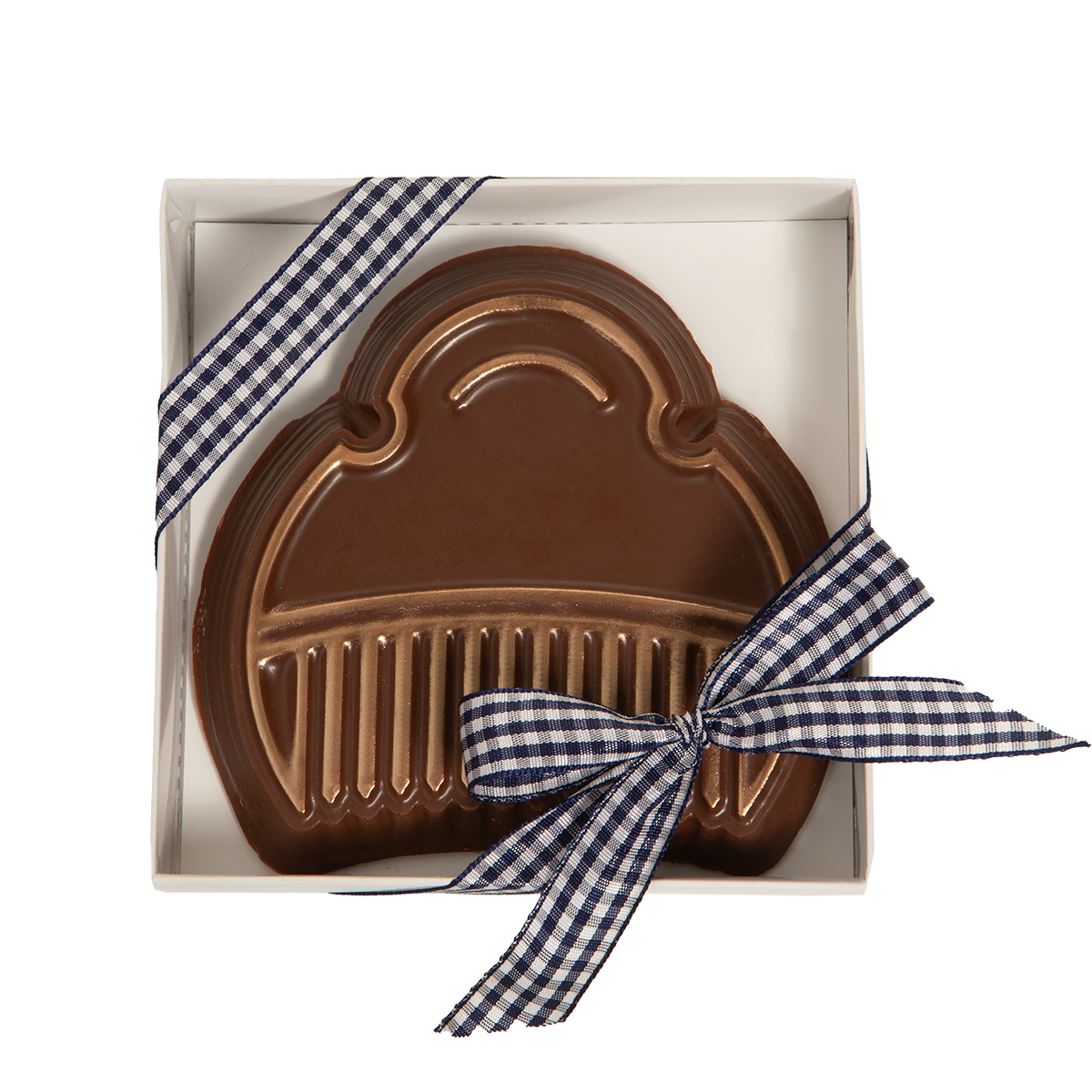 Peineta de chocolate y arroz inflado