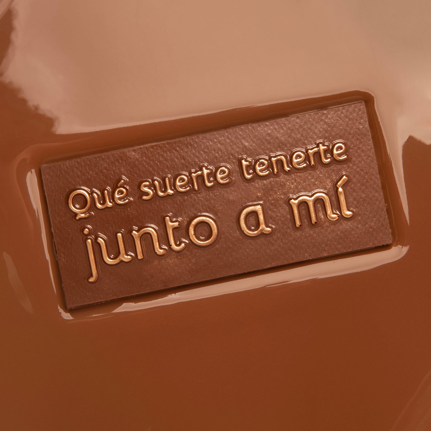 Que suerte tenerte junto a mi