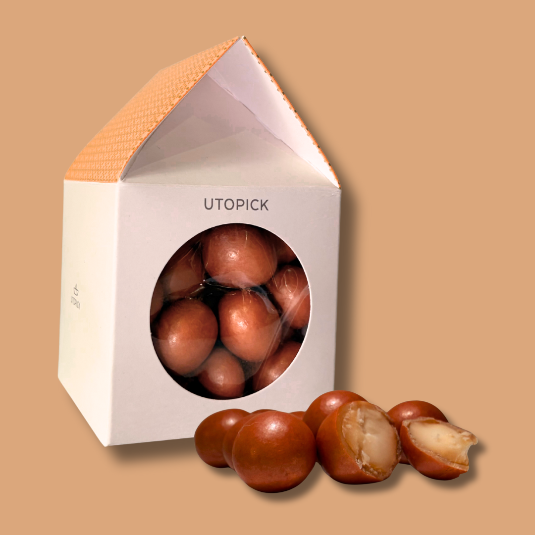 Grageas Macadamia caramelizada