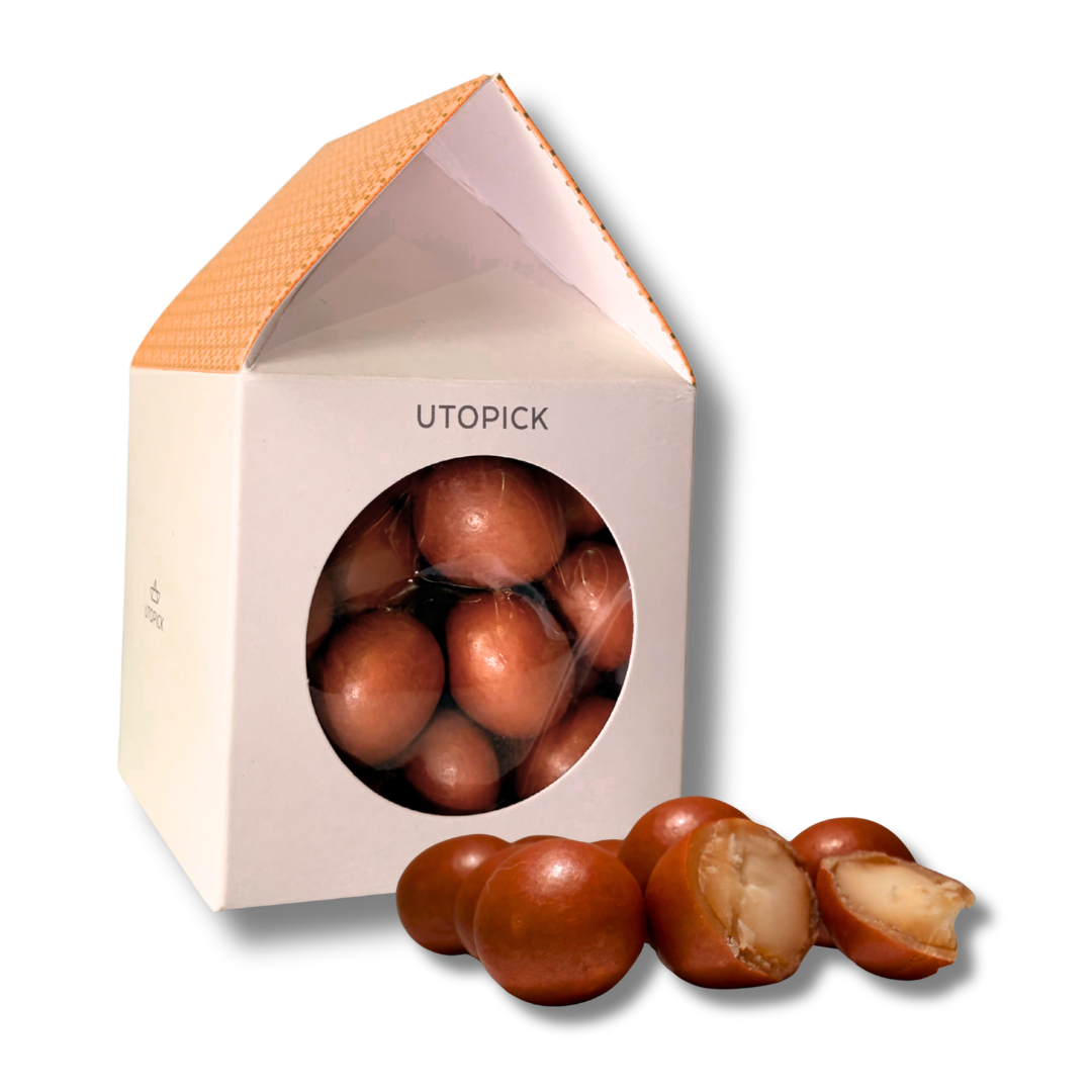 Grageas Macadamia caramelizada