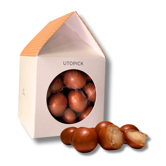 Grajeas Macadamia caramelizada