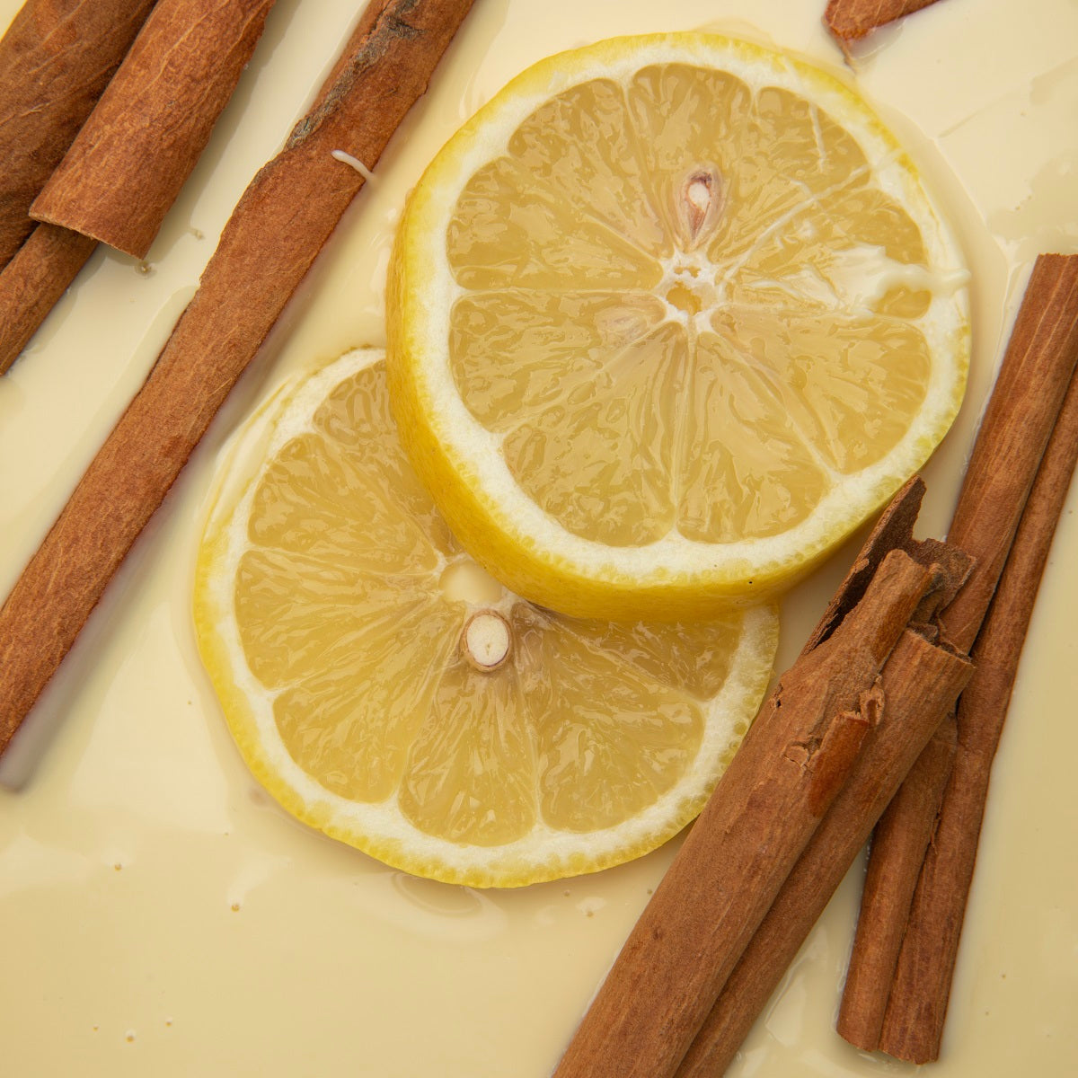 Tableta de chocolate blanco con canela y limón